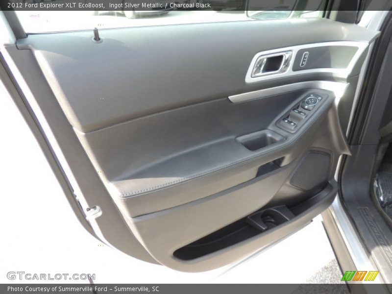 Ingot Silver Metallic / Charcoal Black 2012 Ford Explorer XLT EcoBoost