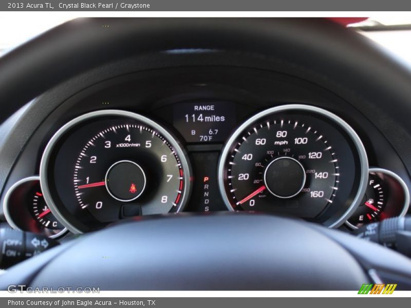 Crystal Black Pearl / Graystone 2013 Acura TL