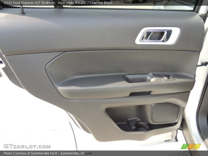 Ingot Silver Metallic / Charcoal Black 2012 Ford Explorer XLT EcoBoost