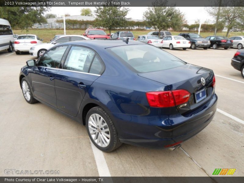 Tempest Blue Metallic / Titan Black 2013 Volkswagen Jetta TDI Sedan