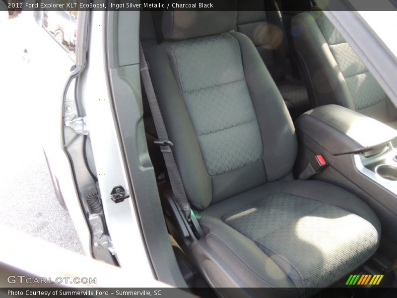 Ingot Silver Metallic / Charcoal Black 2012 Ford Explorer XLT EcoBoost