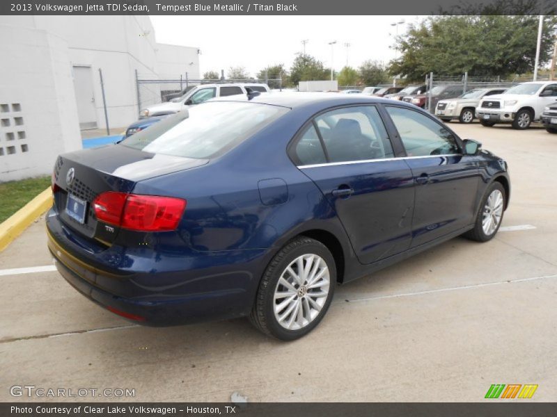 Tempest Blue Metallic / Titan Black 2013 Volkswagen Jetta TDI Sedan