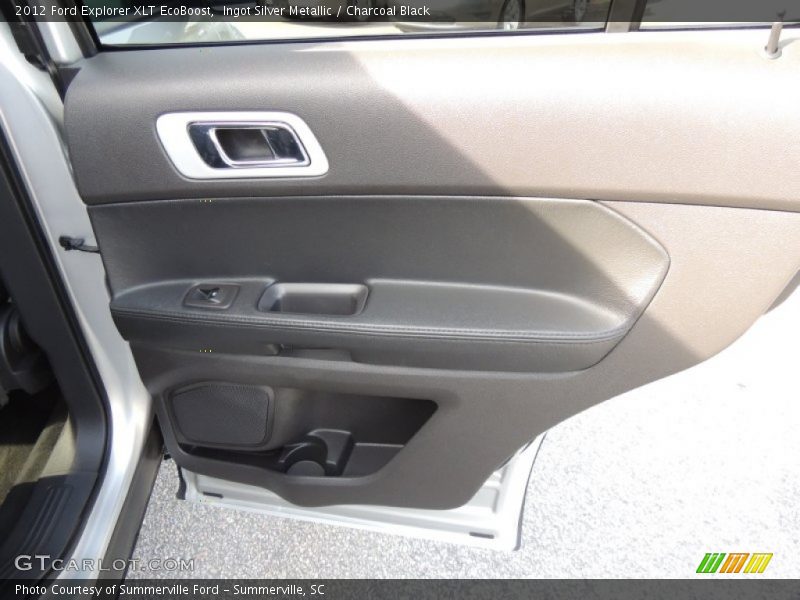 Ingot Silver Metallic / Charcoal Black 2012 Ford Explorer XLT EcoBoost