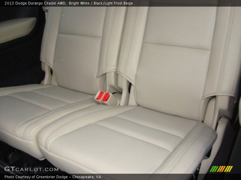 Bright White / Black/Light Frost Beige 2013 Dodge Durango Citadel AWD