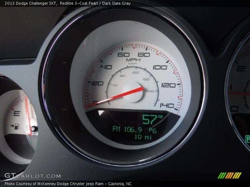 Redline 3-Coat Pearl / Dark Slate Gray 2013 Dodge Challenger SXT