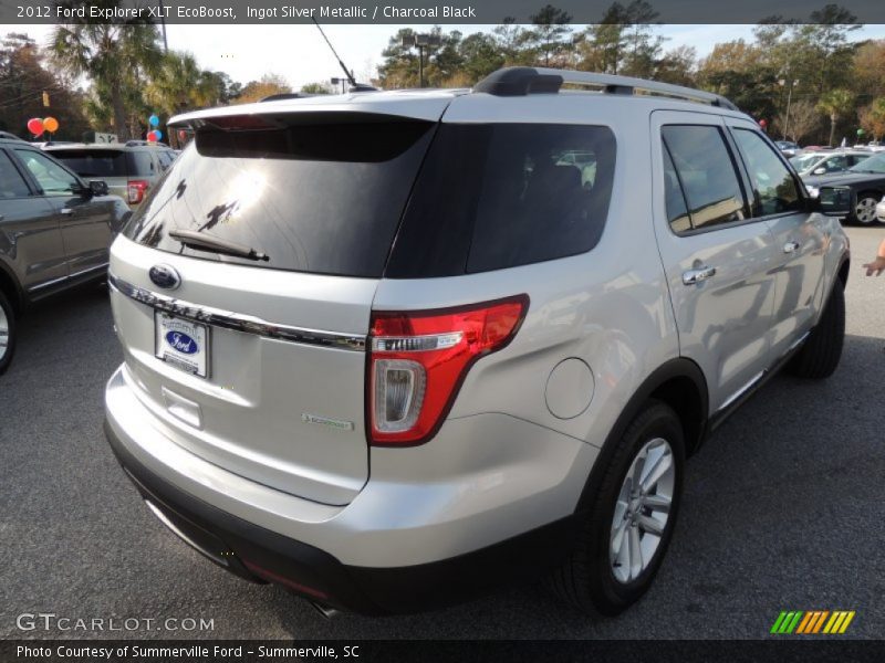 Ingot Silver Metallic / Charcoal Black 2012 Ford Explorer XLT EcoBoost