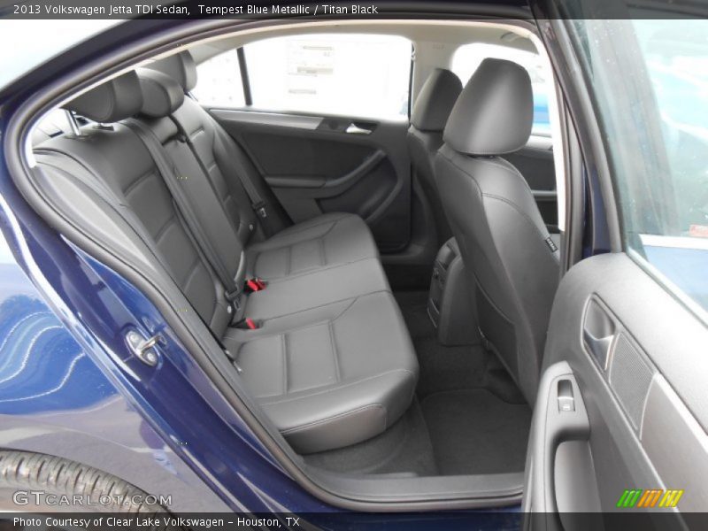 Tempest Blue Metallic / Titan Black 2013 Volkswagen Jetta TDI Sedan
