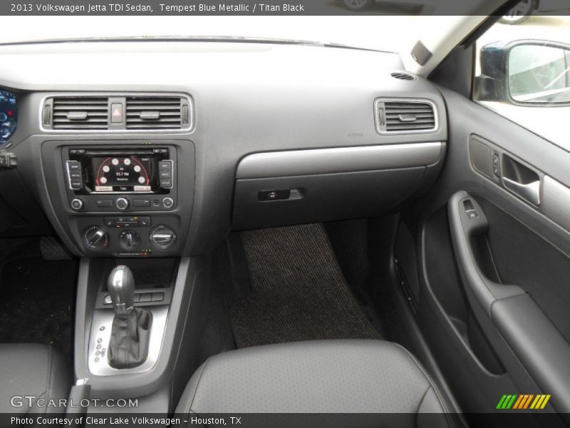 Tempest Blue Metallic / Titan Black 2013 Volkswagen Jetta TDI Sedan