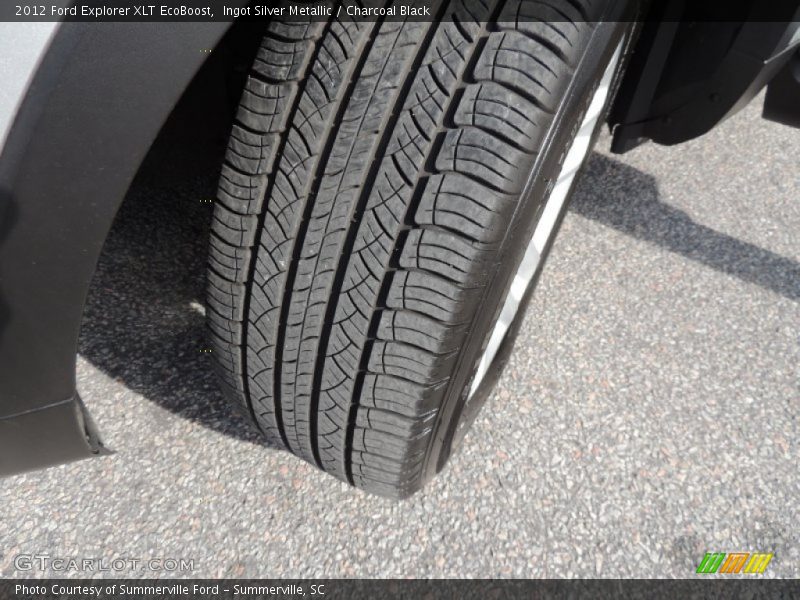 Ingot Silver Metallic / Charcoal Black 2012 Ford Explorer XLT EcoBoost