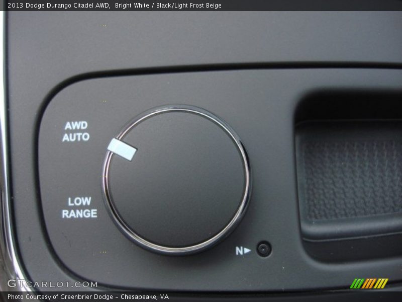 Bright White / Black/Light Frost Beige 2013 Dodge Durango Citadel AWD