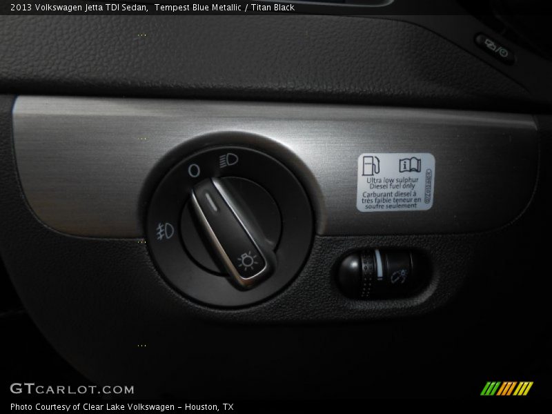 Tempest Blue Metallic / Titan Black 2013 Volkswagen Jetta TDI Sedan
