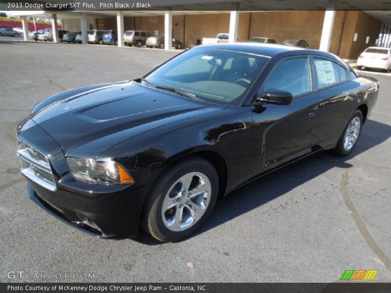 Pitch Black / Black 2013 Dodge Charger SXT Plus