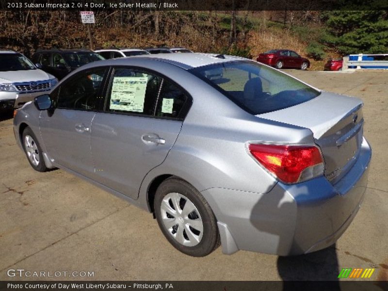 Ice Silver Metallic / Black 2013 Subaru Impreza 2.0i 4 Door