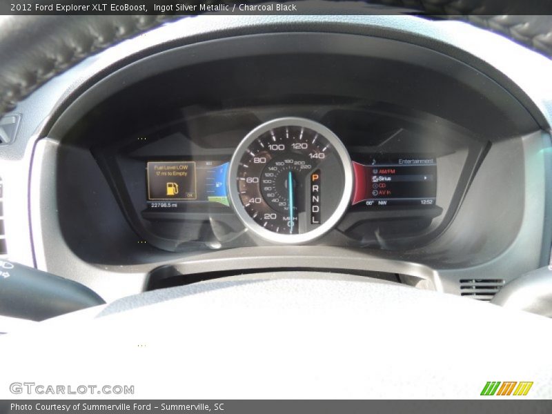 Ingot Silver Metallic / Charcoal Black 2012 Ford Explorer XLT EcoBoost