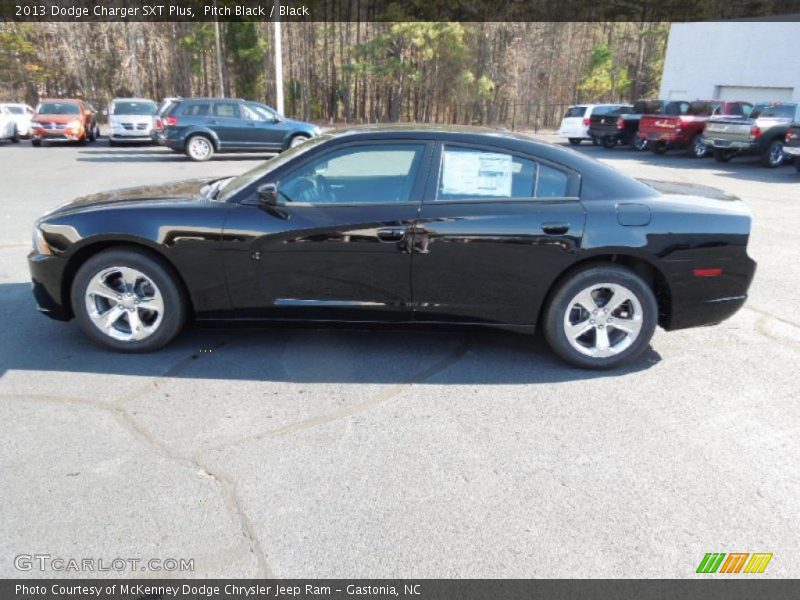 Pitch Black / Black 2013 Dodge Charger SXT Plus