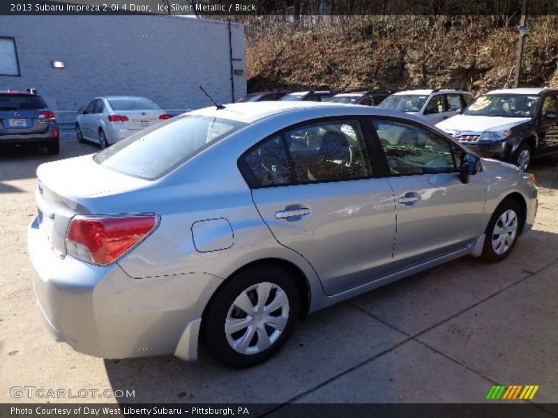 Ice Silver Metallic / Black 2013 Subaru Impreza 2.0i 4 Door