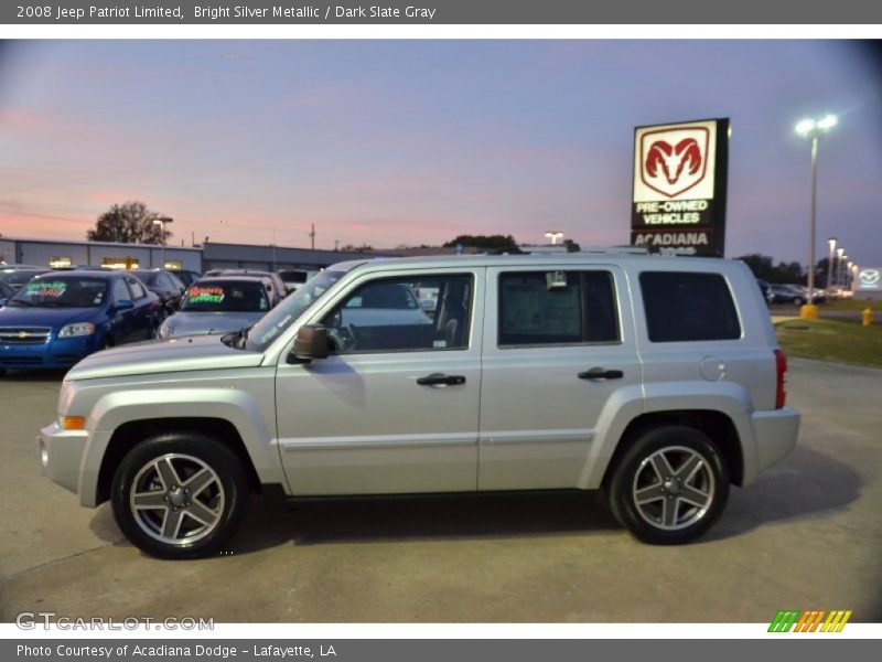 Bright Silver Metallic / Dark Slate Gray 2008 Jeep Patriot Limited