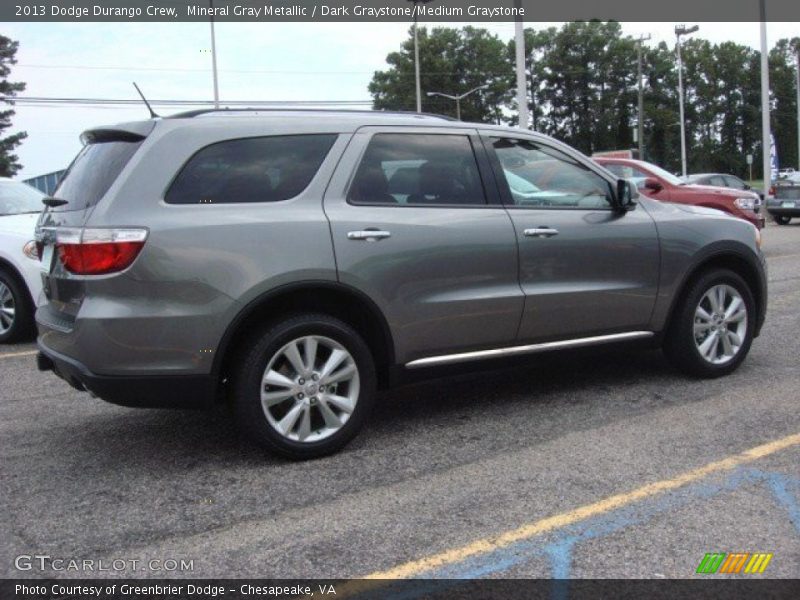 Mineral Gray Metallic / Dark Graystone/Medium Graystone 2013 Dodge Durango Crew