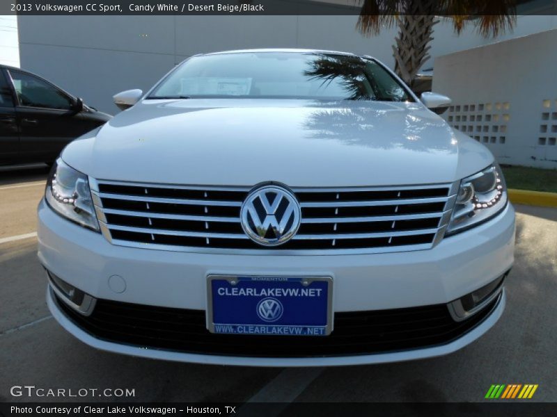 Candy White / Desert Beige/Black 2013 Volkswagen CC Sport