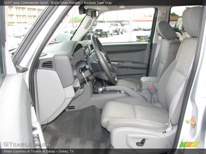 Bright Silver Metallic / Medium Slate Gray 2007 Jeep Commander Sport