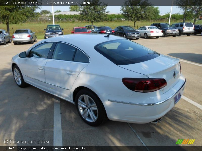 Candy White / Desert Beige/Black 2013 Volkswagen CC Sport