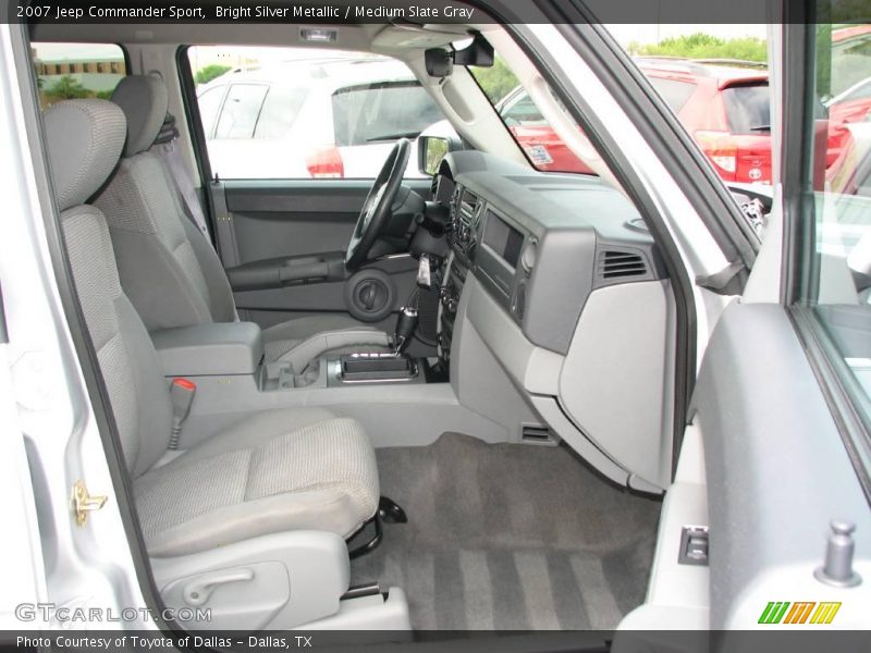 Bright Silver Metallic / Medium Slate Gray 2007 Jeep Commander Sport