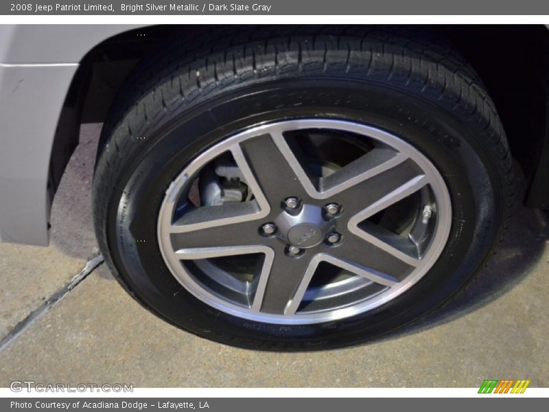 Bright Silver Metallic / Dark Slate Gray 2008 Jeep Patriot Limited