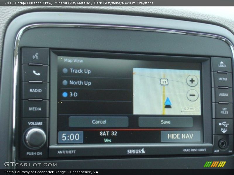 Mineral Gray Metallic / Dark Graystone/Medium Graystone 2013 Dodge Durango Crew