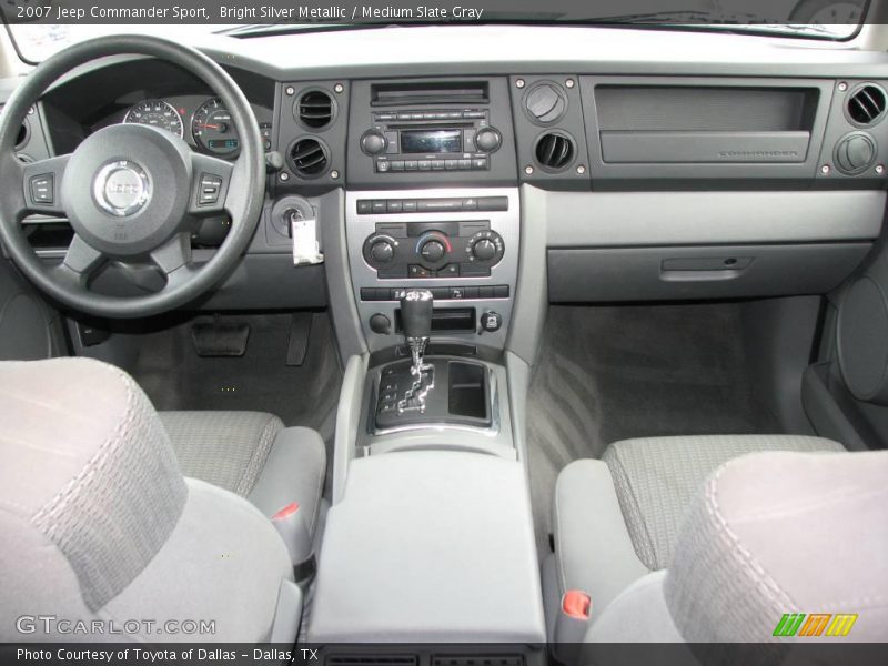 Bright Silver Metallic / Medium Slate Gray 2007 Jeep Commander Sport