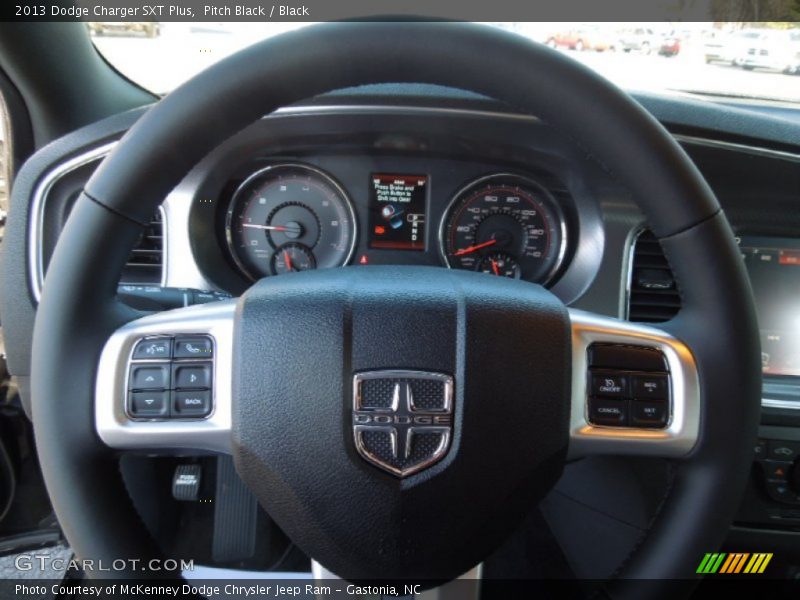 Pitch Black / Black 2013 Dodge Charger SXT Plus