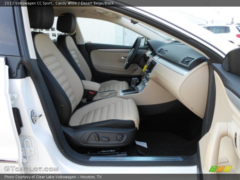 Candy White / Desert Beige/Black 2013 Volkswagen CC Sport