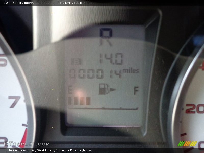 Ice Silver Metallic / Black 2013 Subaru Impreza 2.0i 4 Door