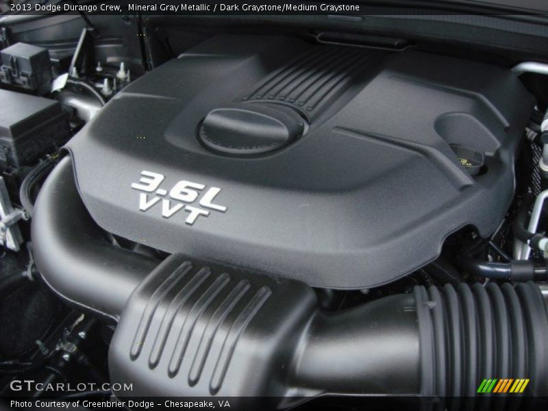  2013 Durango Crew Engine - 3.6 Liter DOHC 24-Valve VVT Pentastar V6