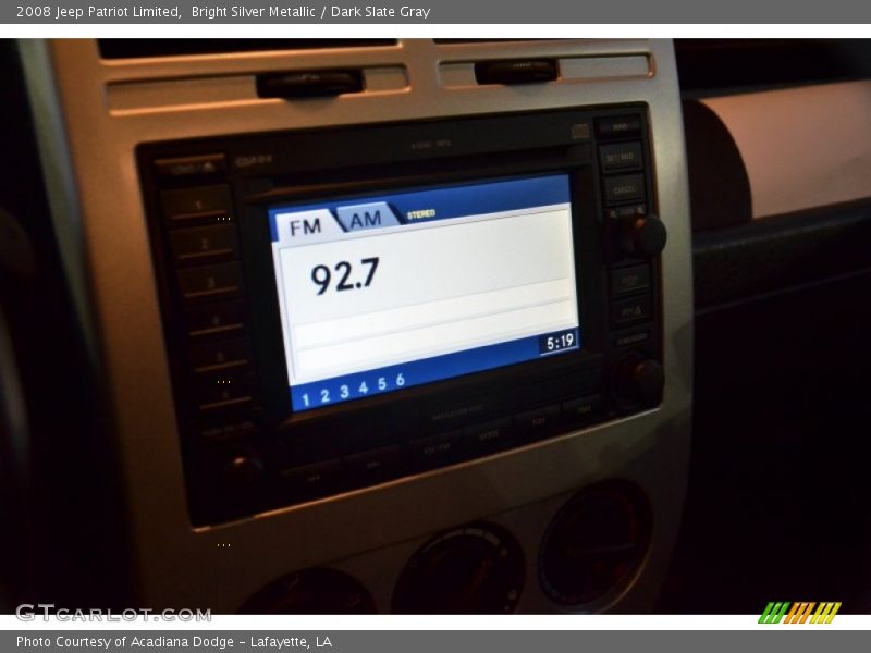 Bright Silver Metallic / Dark Slate Gray 2008 Jeep Patriot Limited