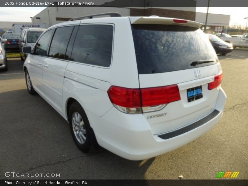 Taffeta White / Ivory 2009 Honda Odyssey EX-L