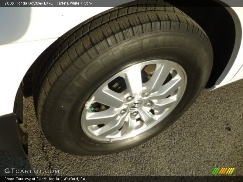 Taffeta White / Ivory 2009 Honda Odyssey EX-L