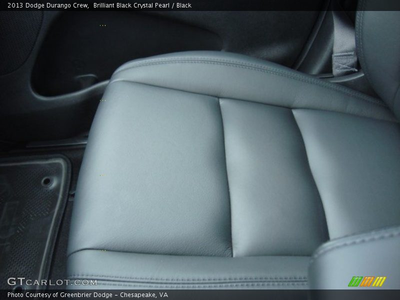 Brilliant Black Crystal Pearl / Black 2013 Dodge Durango Crew