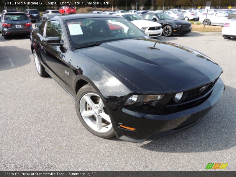 Ebony Black / Charcoal Black 2011 Ford Mustang GT Coupe