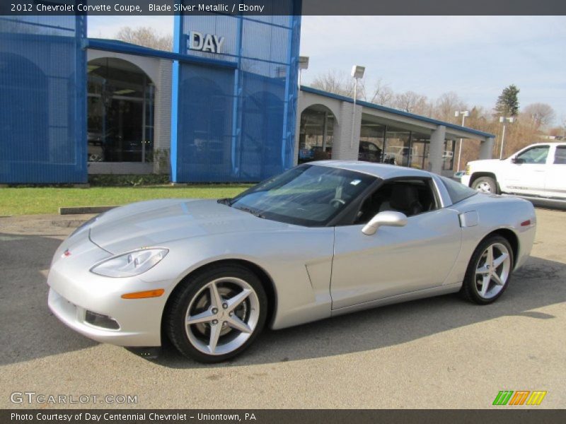 Blade Silver Metallic / Ebony 2012 Chevrolet Corvette Coupe