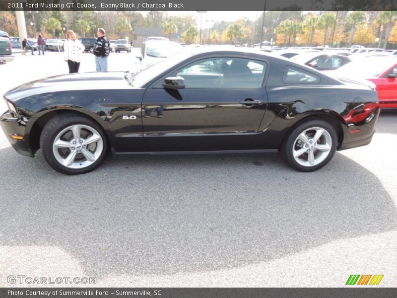 Ebony Black / Charcoal Black 2011 Ford Mustang GT Coupe