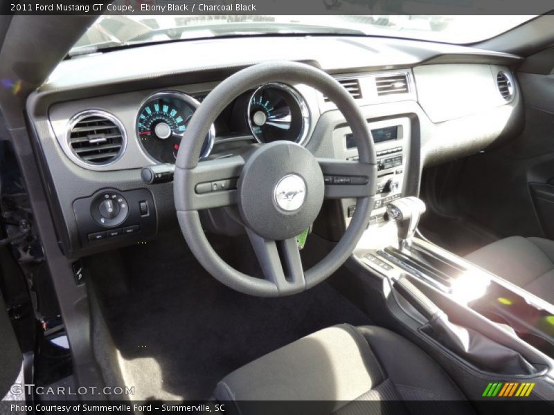 Ebony Black / Charcoal Black 2011 Ford Mustang GT Coupe