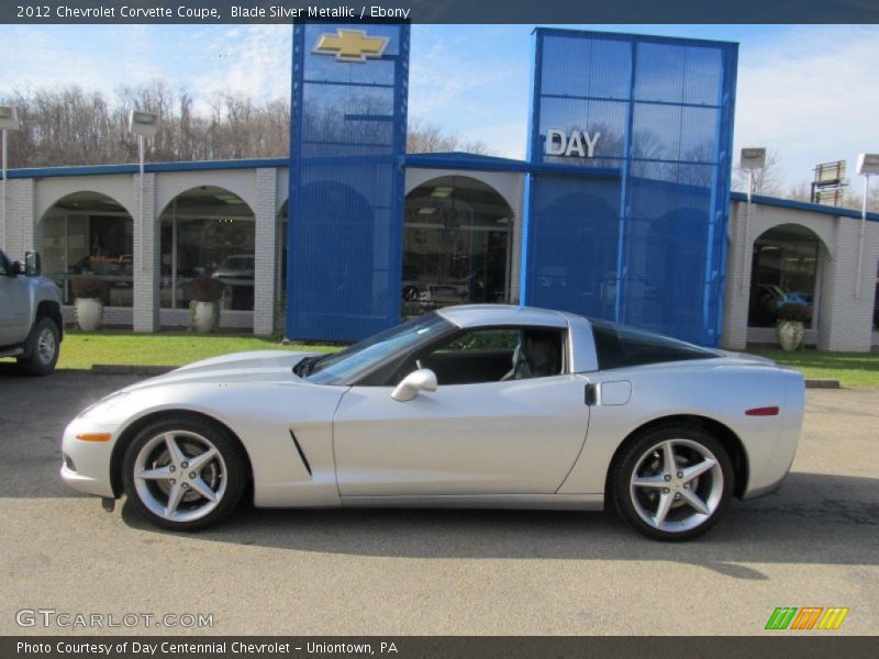 Blade Silver Metallic / Ebony 2012 Chevrolet Corvette Coupe