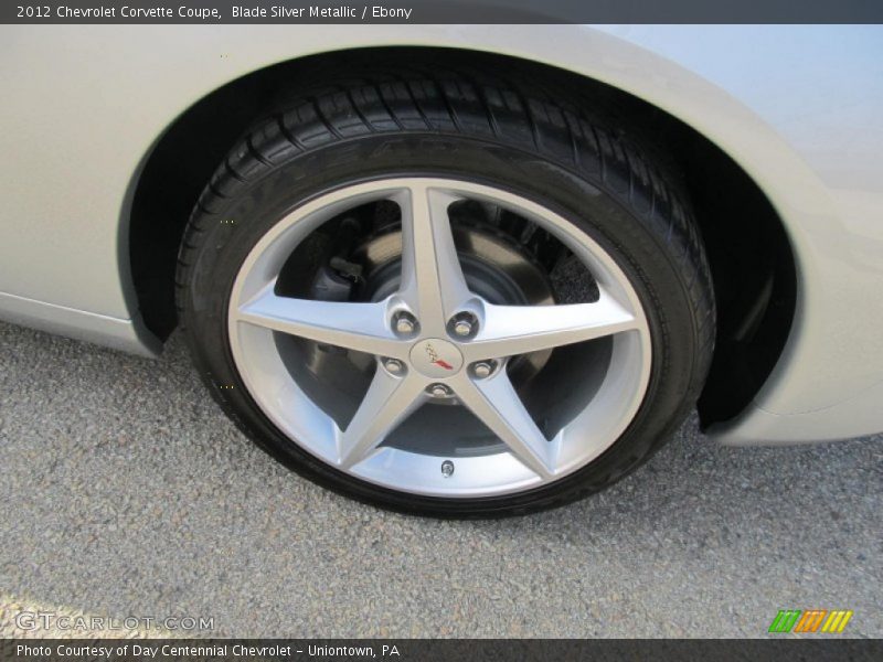 Blade Silver Metallic / Ebony 2012 Chevrolet Corvette Coupe