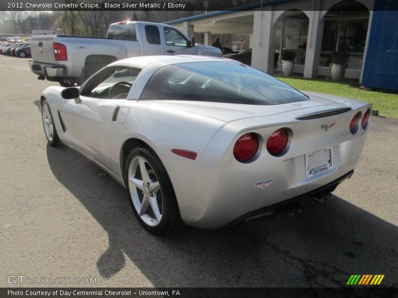 Blade Silver Metallic / Ebony 2012 Chevrolet Corvette Coupe
