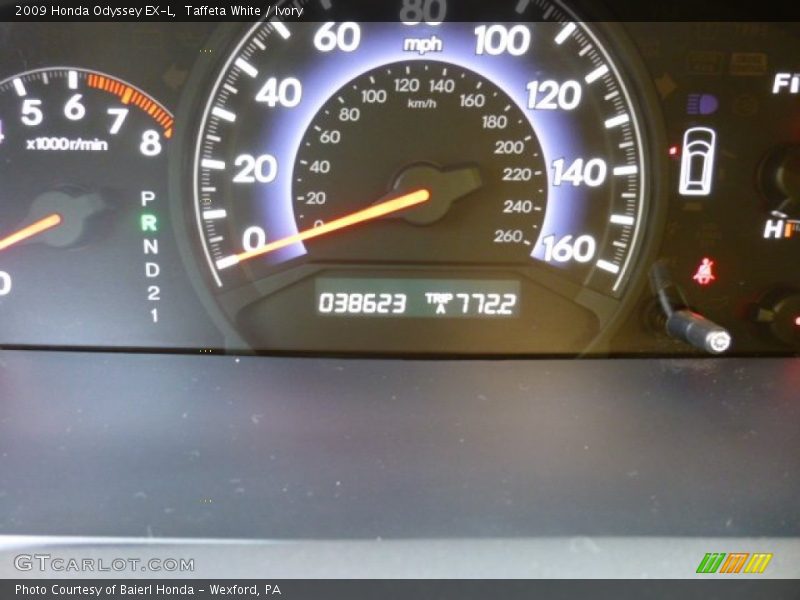 Taffeta White / Ivory 2009 Honda Odyssey EX-L