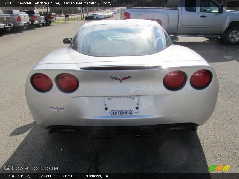 Blade Silver Metallic / Ebony 2012 Chevrolet Corvette Coupe