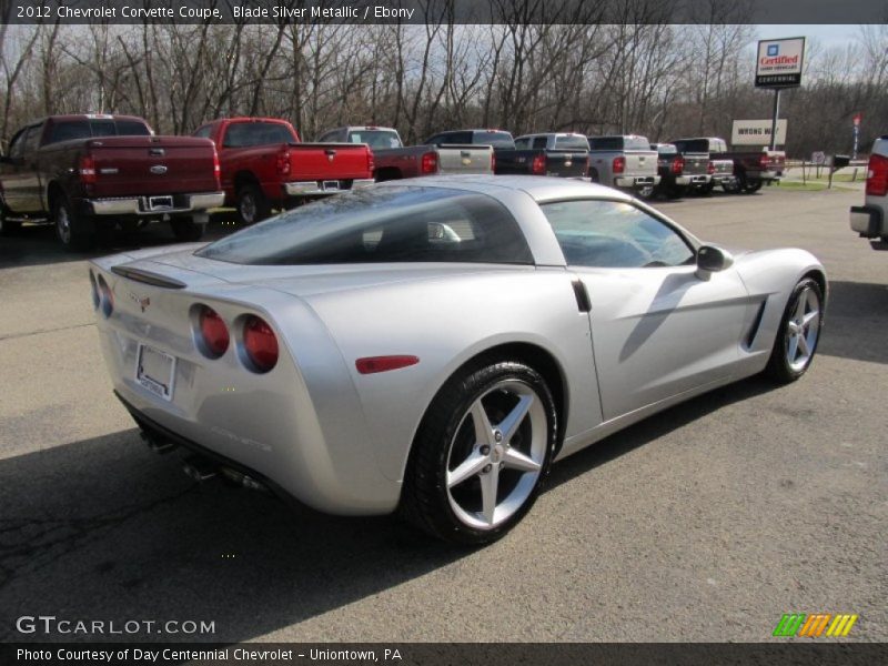 Blade Silver Metallic / Ebony 2012 Chevrolet Corvette Coupe