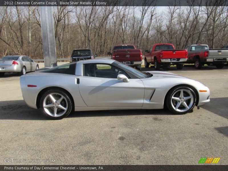 Blade Silver Metallic / Ebony 2012 Chevrolet Corvette Coupe