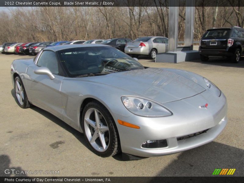 Blade Silver Metallic / Ebony 2012 Chevrolet Corvette Coupe