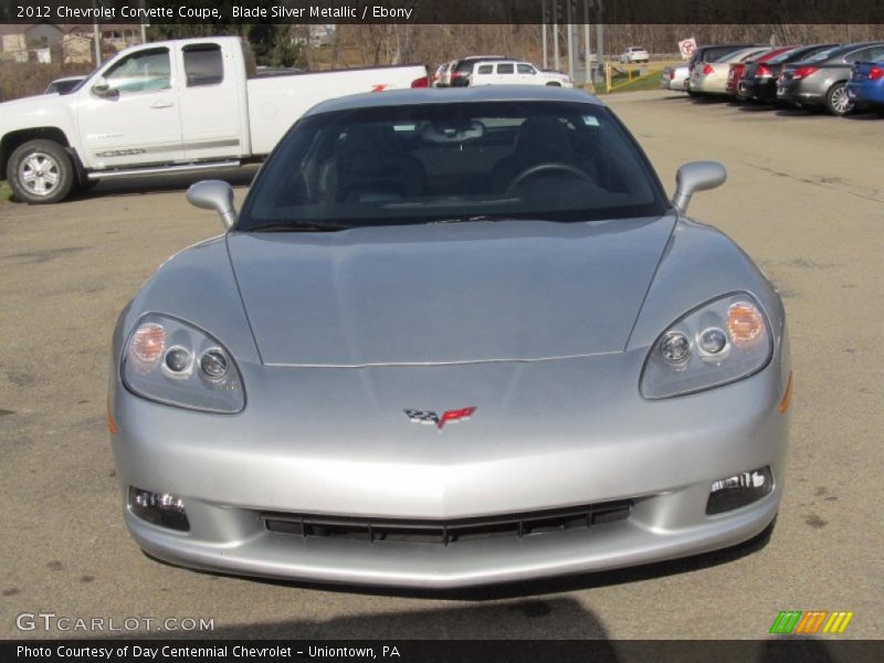 Blade Silver Metallic / Ebony 2012 Chevrolet Corvette Coupe